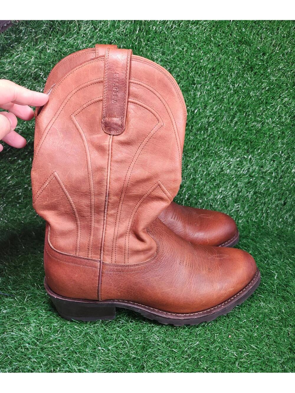 Tecovas The Bandera Cowboy Boots for Men Sz 10.5EE Brown Rodeo Leather Boots